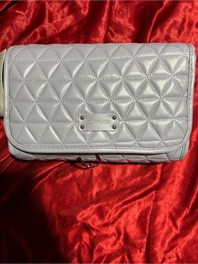 Joan & David Quilted Light Lavender Hanging Toiletry Bag